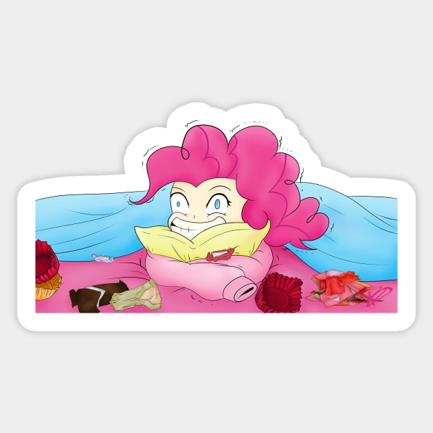 MLP Sleepy Time- Pinkie Pie Sticker by BlondeDud